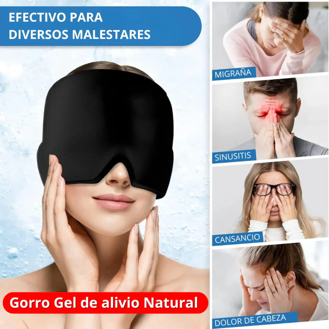 GORRO GEL PARA DOLOR DE CABEZA O MIGRAÑA