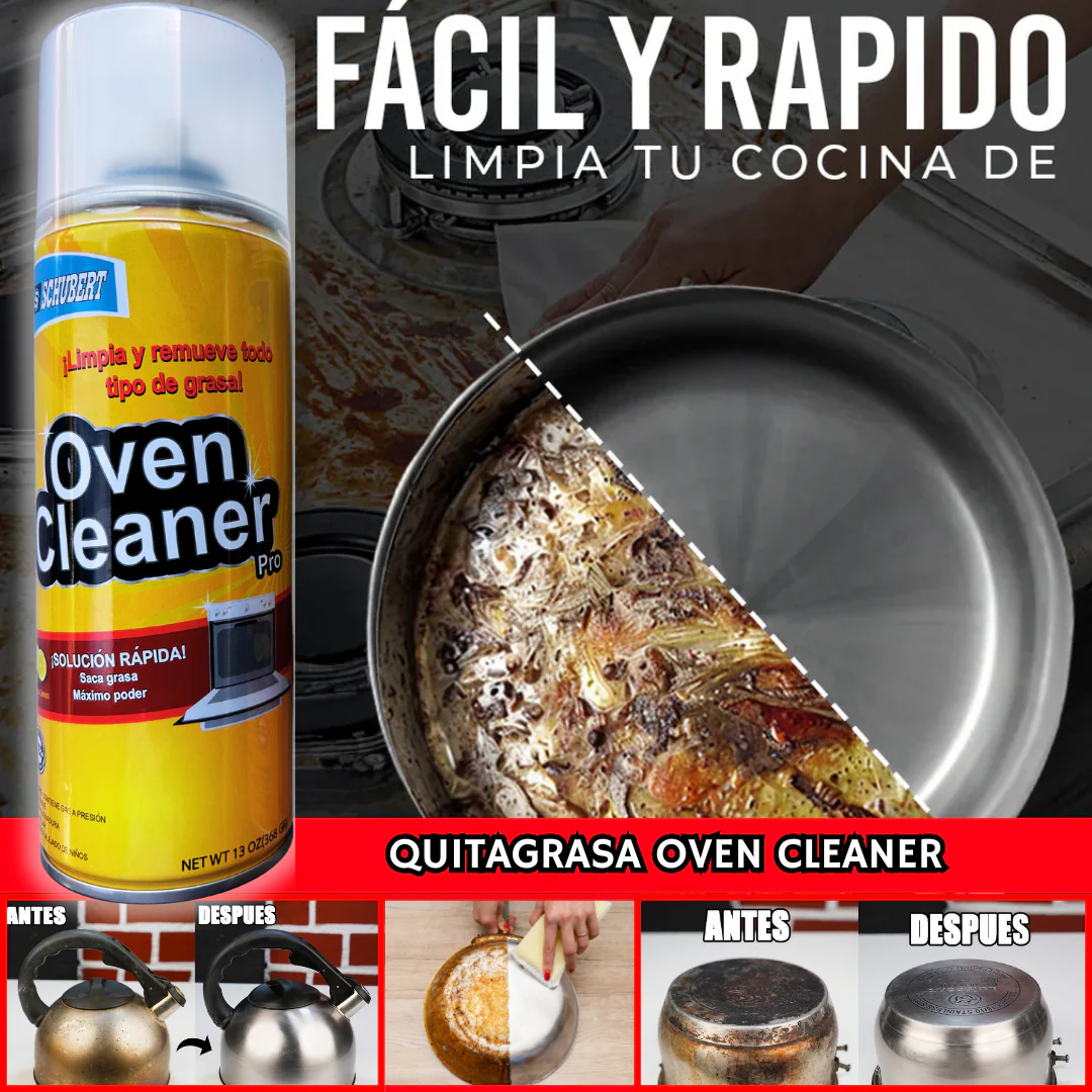 OVEN CLEANER PRO ORIGINAL + REGALO (PAÑOS METALICOS) 100%ORIGINAL