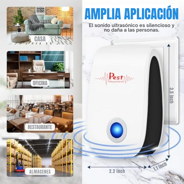 REPELENTE ULTRASONICO PARA PLAGAS