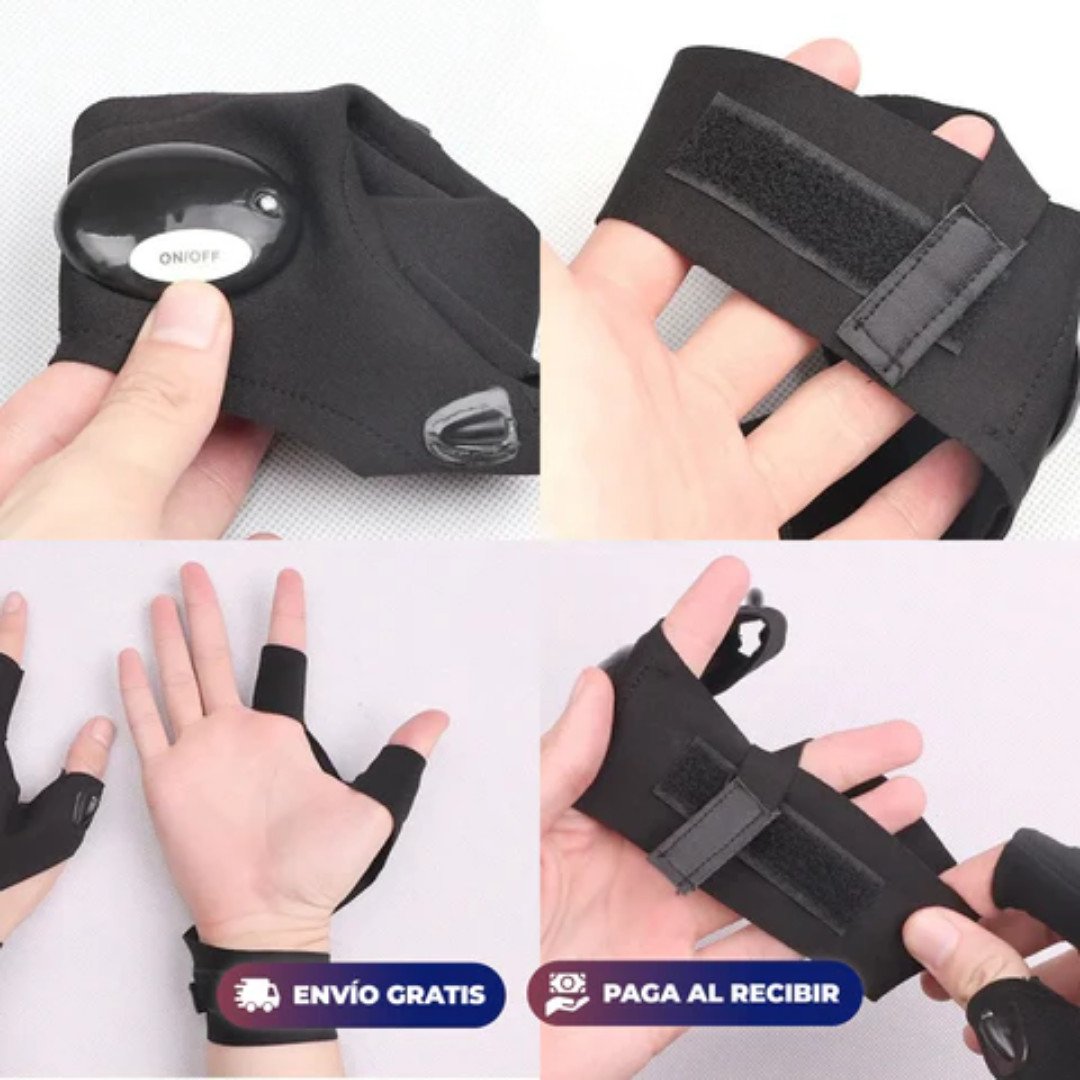 GUANTES LINTERNA LED - FlashGrip™