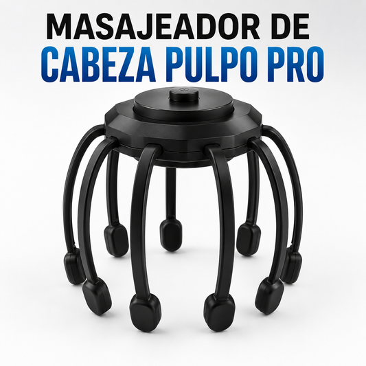 MASAJEADOR DE CABEZA PULPO PRO MAX