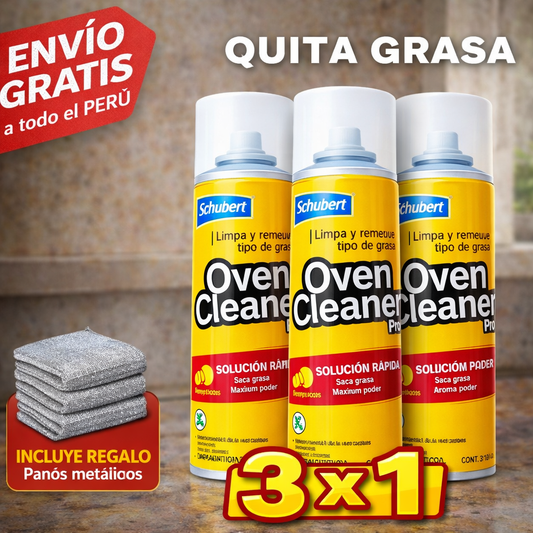 OVEN CLEANER PRO ORIGINAL + REGALO (PAÑOS METALICOS) 100%ORIGINAL