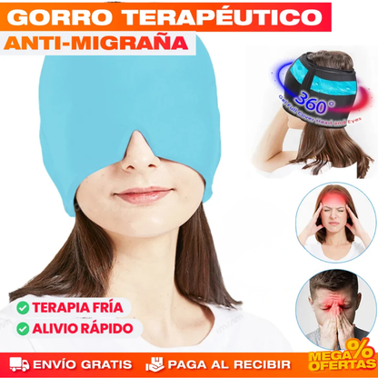 GORRO GEL PARA DOLOR DE CABEZA O MIGRAÑA