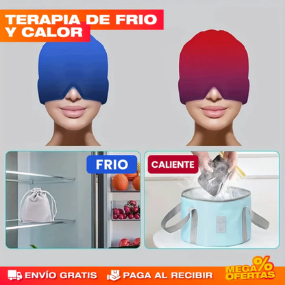 GORRO GEL PARA DOLOR DE CABEZA O MIGRAÑA