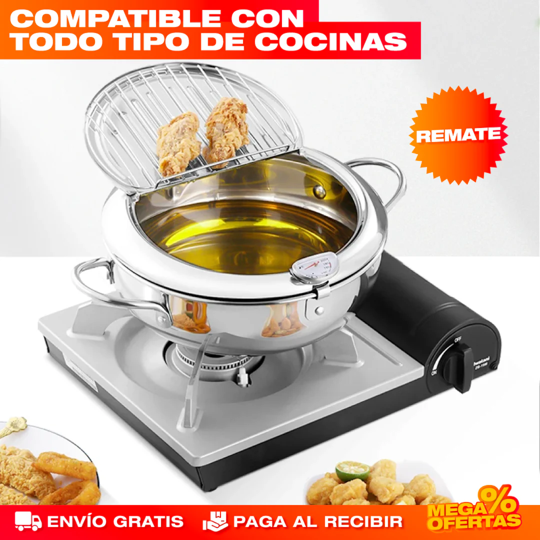 Olla Freidora Japonesa CrispyHome™