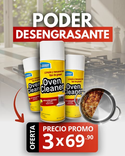 (3x1) OVEN CLEANER QUITA GRASA